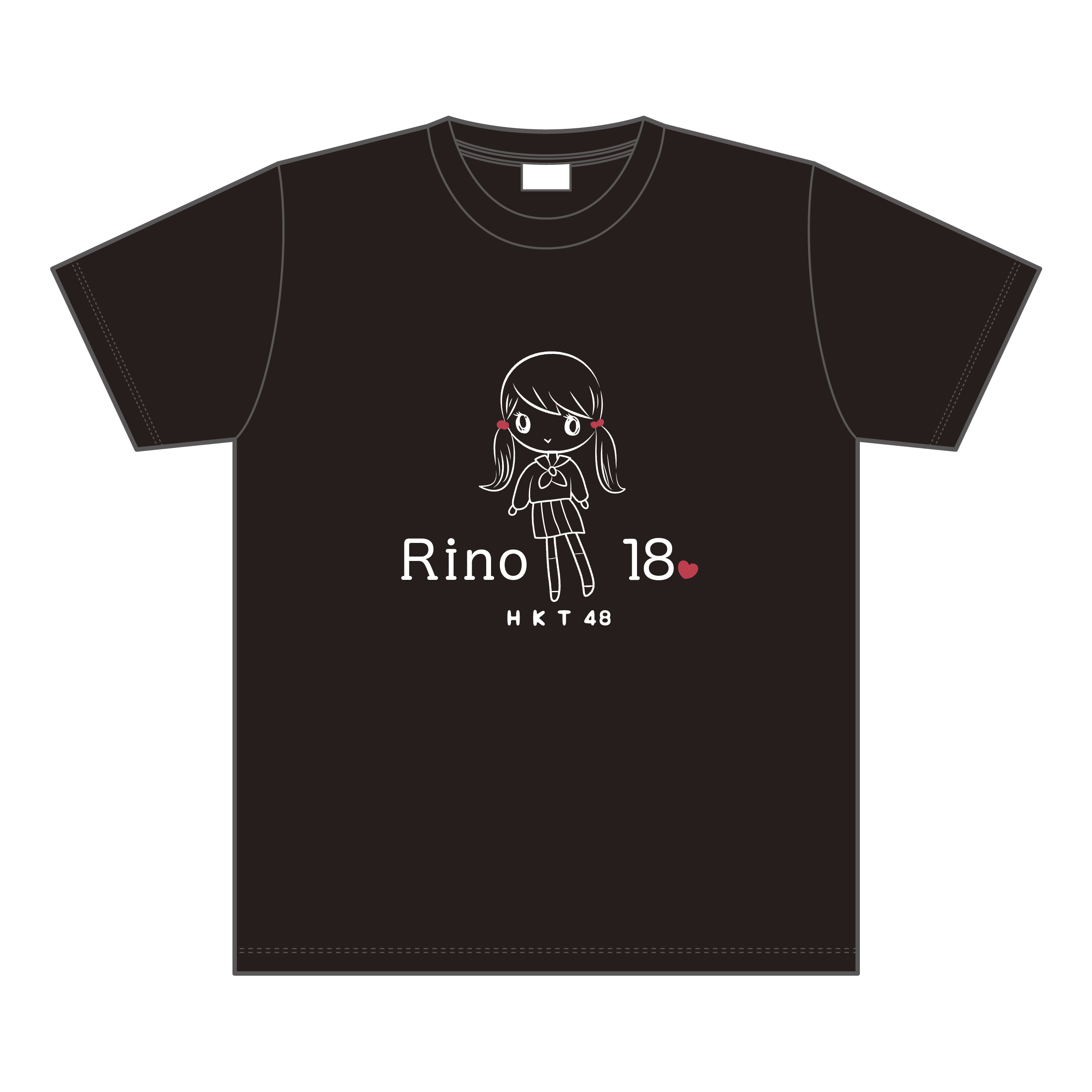 HKT48 2020年6月度メンバーデザイン生誕記念Tシャツ及びマフラータオル